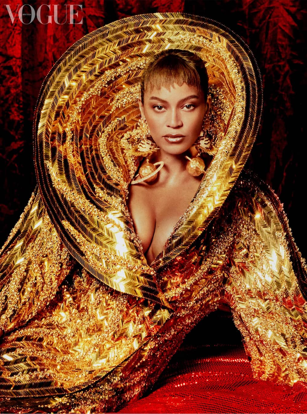 Beyoncé Photoshoot for British Vogue July 2022 Magazine Cover