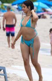 Camila Cabello in Sexy Cheeky Bikini in Miami Beach Florida 2022