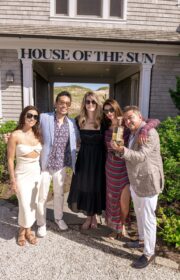 Eva Longoria in Midi Dress at Casa Del Sol ‘House of the Sun’ Beach Party 2022