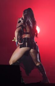 Glastonbury Festival 2022: Charli XCX Performs in Bra Top and Mini Skirt