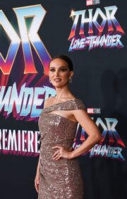 Natalie Portman in Celine Mini Dress at 'Thor: Love and Thunder’ World Premiere 2022