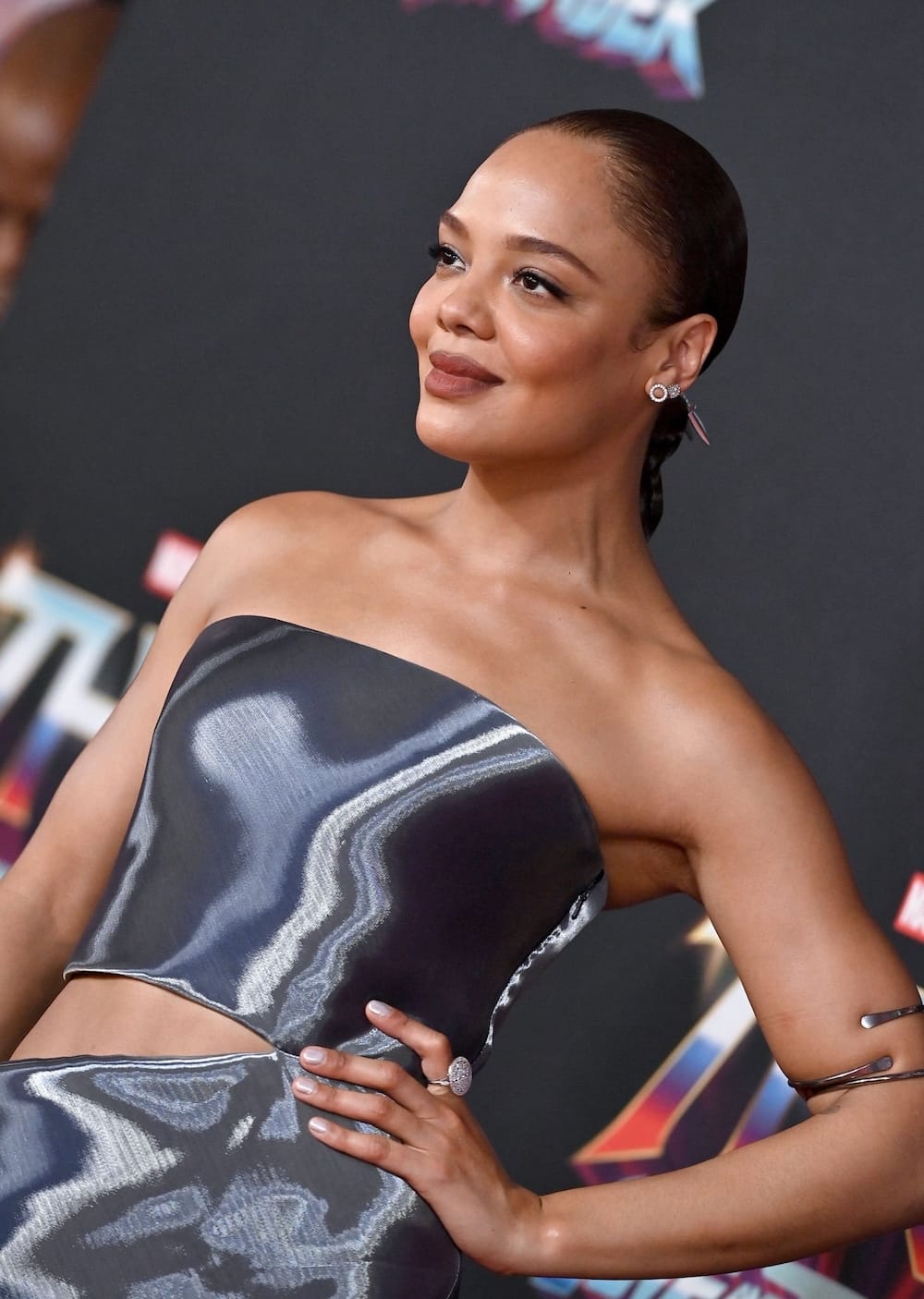 Tessa Thompson in Armani Prive Dress at ‘Thor: Love and Thunder’ World Premiere 2022