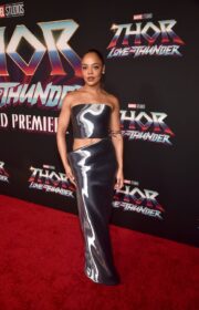 Tessa Thompson in Armani Privé Dress at ‘Thor: Love and Thunder’ World Premiere 2022