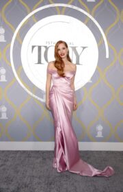 Tony Awards 2022: Jessica Chastain in Pink Gucci Gown and Earrings