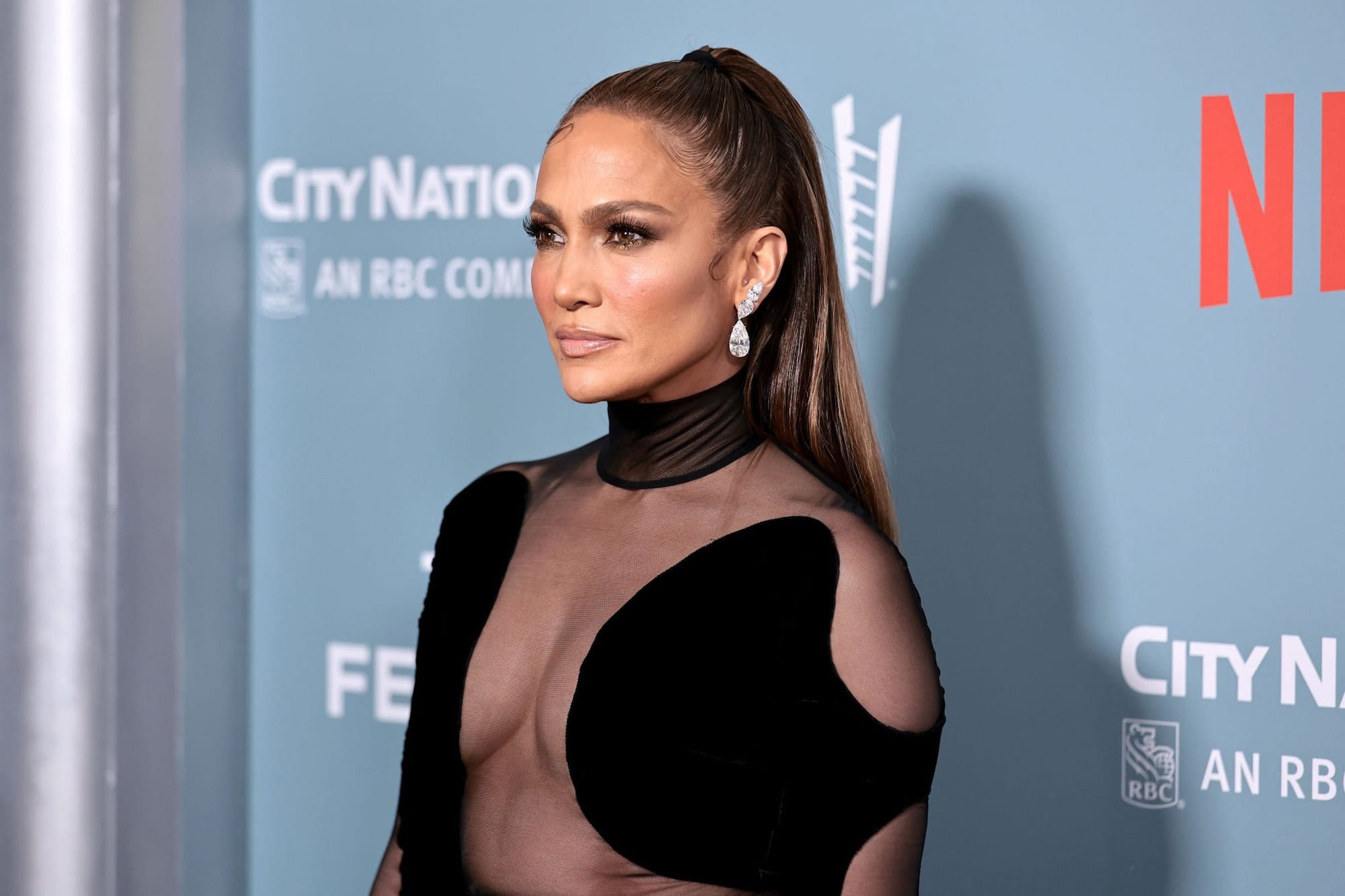 JLO on the red carpet of 2022 Tribeca Film Festival for her documentary 'Halftime' Premiere