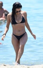 Gorgeous Eva Longoria in Black Bikini on Vacation with Her Husband José Bastón 2022