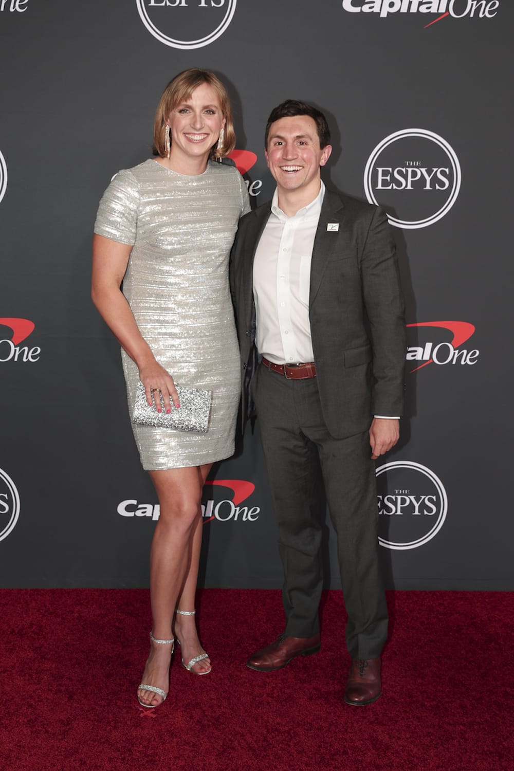 Katie Ledecky with her elder brother Michael Ledecky at the 2022 ESPYs red carpet on July 20th.