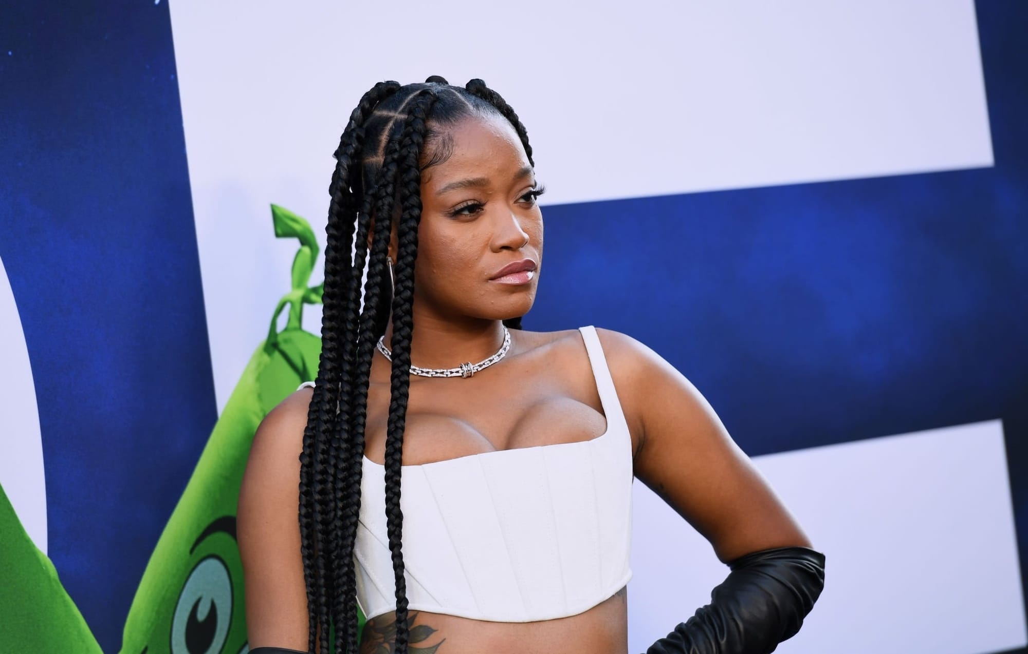 Keke Palmer on the red carpet for the world premiere of 'Nope' at TCL Chinese Theatre on July 18, 2022 in Hollywood, California.
