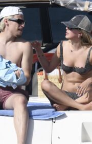 Alluring Millie Bobby Brown in Bikini on Vacation with Boyfriend Jake Bongiovi 2022