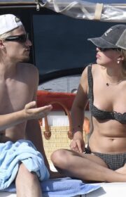 Alluring Millie Bobby Brown in Bikini on Vacation with Boyfriend Jake Bongiovi 2022