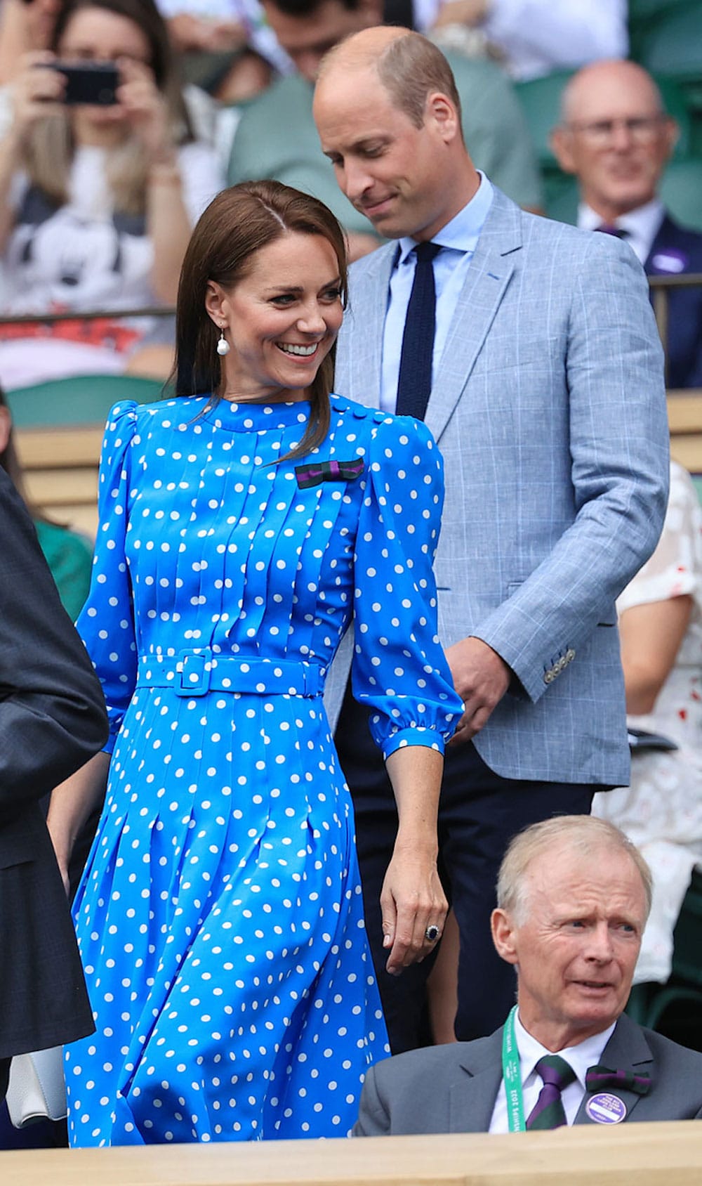 Kate Middleton, the Duchess of Cambridge and Prince William, the Duke of Cambridge at the 2022 Wimbledon Championships.
