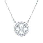 Mappin & Webb Empress Diamond Necklace in White Gold
