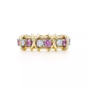 Tiffany & Co. Shlumberger Eigtheen Stone Ring