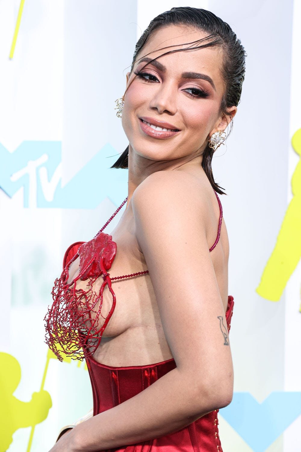 Anitta in Iconic ‘The Issey Miyake AW 1980/81 bustier’ at 2022 American Music Awards