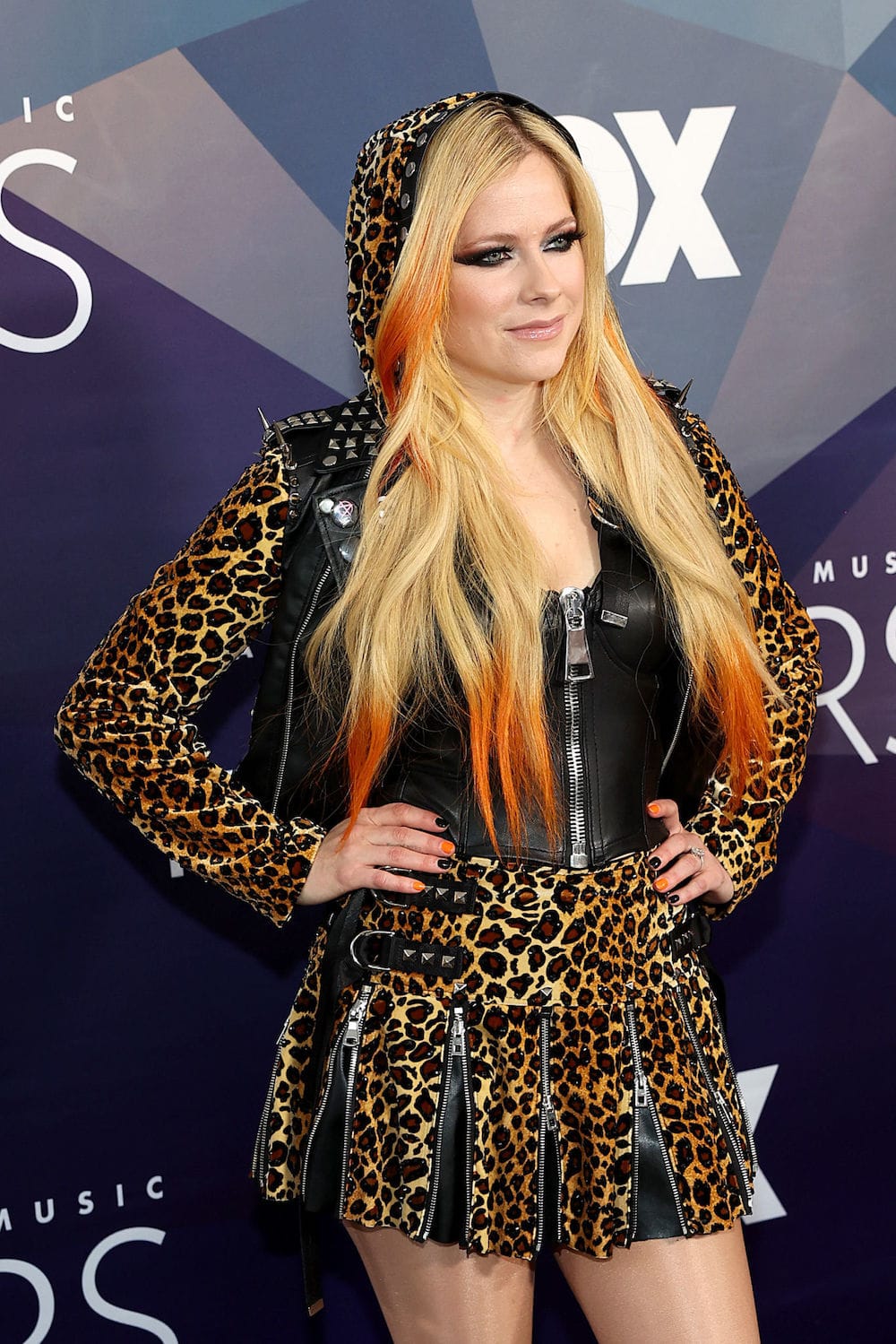 Avril on the red carpet of the 15th Annual Academy Of Country Music Honors on August 24, 2022.