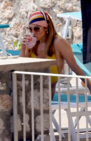 Jennifer Lopez Hot Photoshoot Wearing Sexy Swimsuits in Capri 2022