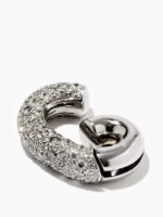 Ana Khouri Philippa diamond ear cuff in 18kt white-gold