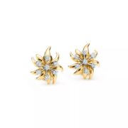 Tiffany & Co. Schlumberger Flame Ear Clips