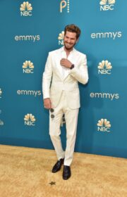 Emmys 2022: Andrew Garfield Looks Cool in White Zegna Suit