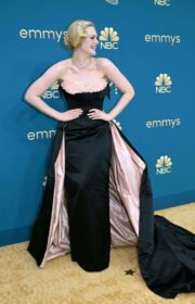 Emmys 2022 Red Carpet: Elle Fanning in Elegant Sharon Long