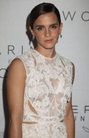 Glamorous Emma Watson in Sheer Dress at 2022 Kering Foundation Dinner