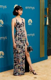Emmys 2022: HoYeon Jung in Louis Vuitton Dress and Jewelry