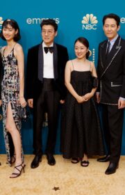 Emmys 2022: HoYeon Jung in Louis Vuitton Dress and Jewelry