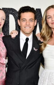 Margot Robbie in Chanel with Rami Malek at ‘Amsterdam’ World Premiere in NYC