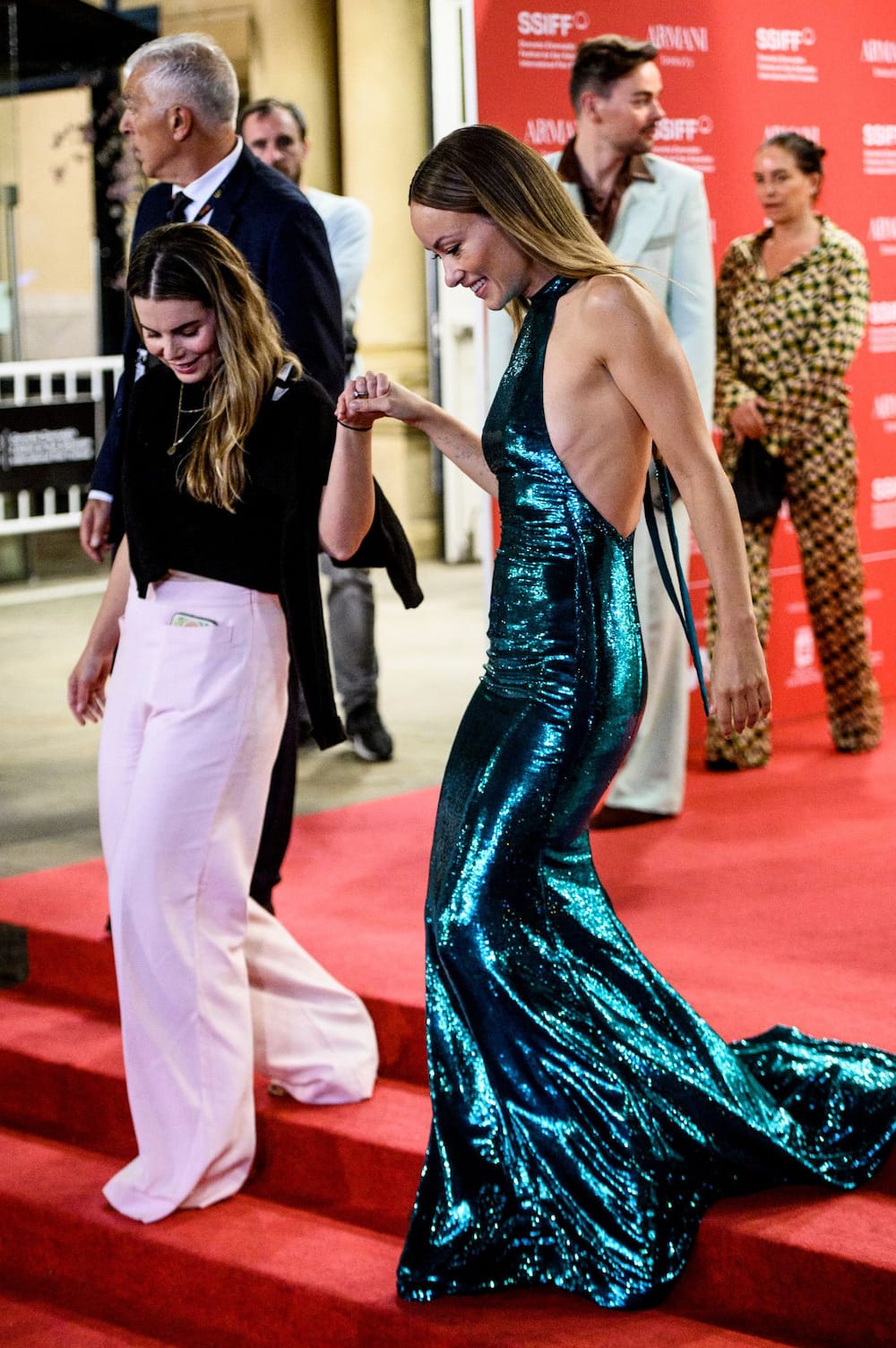 Olivia Wilde in Versace at ‘Don't Worry Darling’ 2022 San Sebastian Premiere
