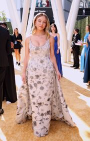 Emmys 2022 Red Carpet: Sydney Sweeney in Oscar de la Renta Dress
