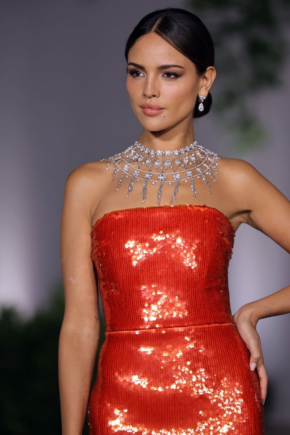 Academy Museum Gala 2022: Eiza Gonzalez in Bright Red LaQuan Smith Gown