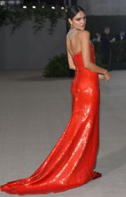 Academy Museum Gala 2022: Eiza Gonzalez in Bright Red LaQuan Smith Gown