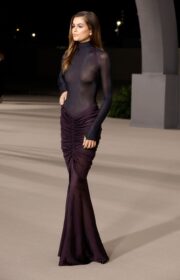 Academy Museum Gala 2022: Kaia Gerber in See Through Alaïa Gown