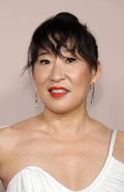 Sandra Oh in White Jumpsuit at Variety's 2022 Power of Women Event