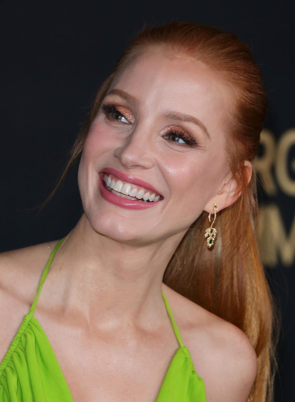 Radiant Jessica Chastain in Michael Kors for ‘George & Tammy’ LA Premiere