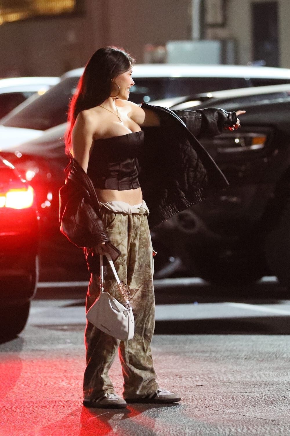 Madison Beer in Corset Top Leaving Sunset Night Club in West Hollywood 2022