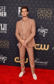Andrew Garfield in Zegna Suit at 2023 Critics Choice Awards