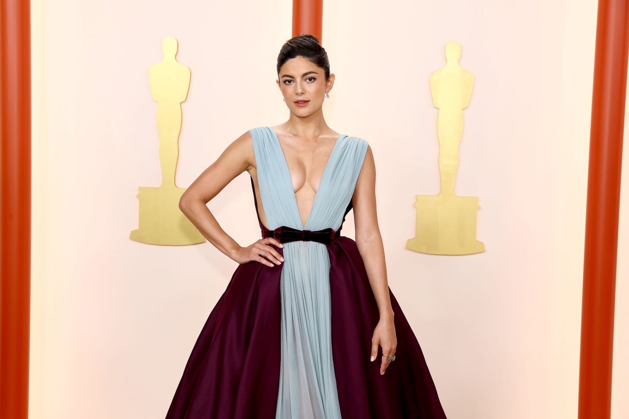 'Top Gun: Maverick' Star Monica Barbaro in Gorgeous Elie Saab at the 2023 Oscars