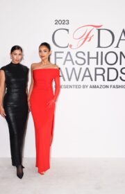 Pretty Shay Mitchell Wore Herve Leger To 2023 CFDA Fashion Awards
